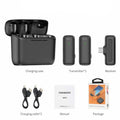 NEW J13 Type-C Dual Activate Noise Cancellation Wireless Microphone with Charging Case