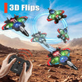Star Fighter Jet Remote Control - RC Stunt Aircraft with LED Lights - 360° Flip Function, Long Range Control, Rechargeable Battery - Durable Crash-Resistant Toy for Kids